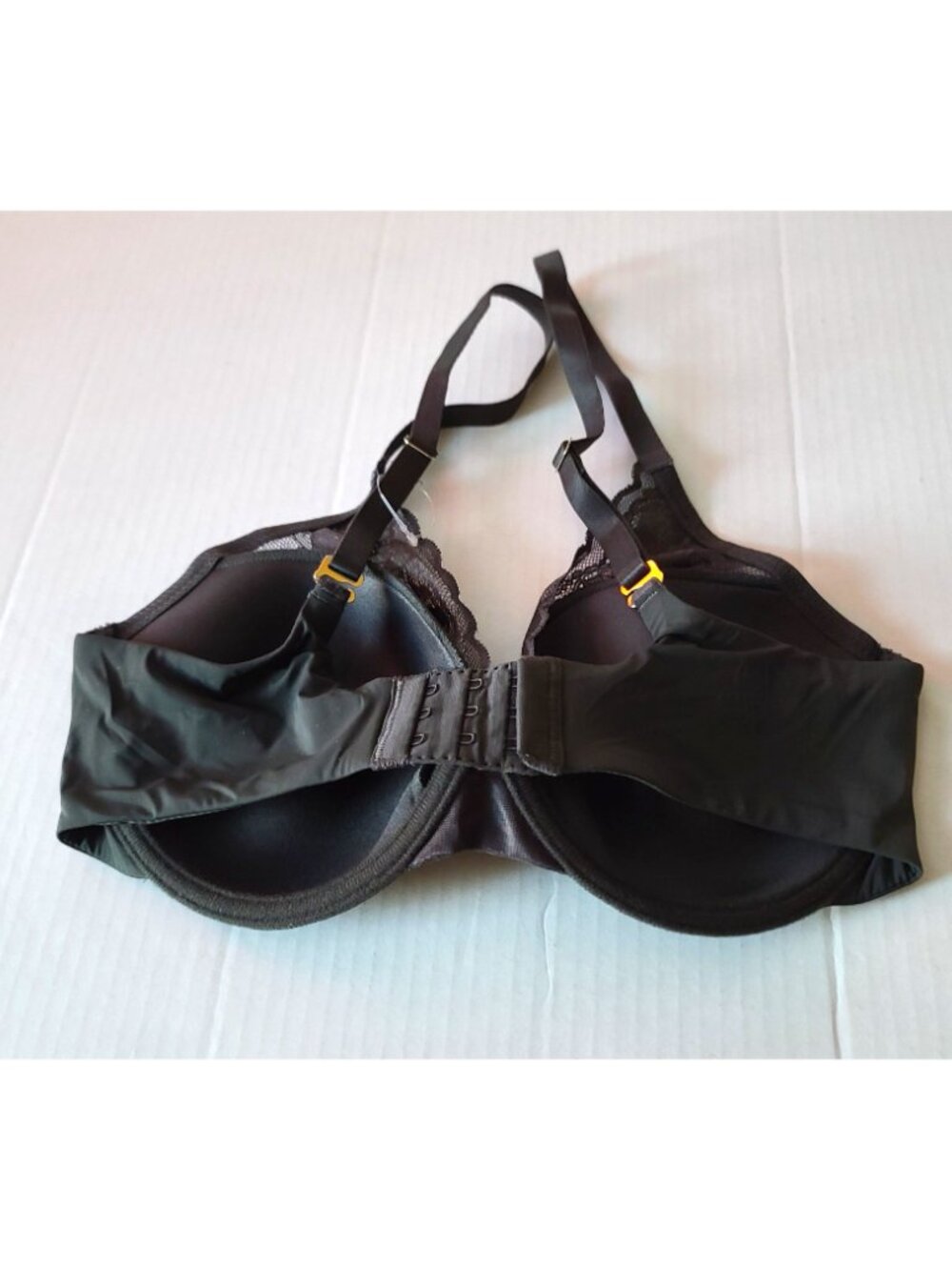 Natori Floral Lace Underwire Bra 32DD Black Padded Full Coverage T Shirt NWOT - Picture 3 of 8